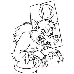 Coloring page: Werewolf (Characters) #100059 - Free Printable Coloring Pages