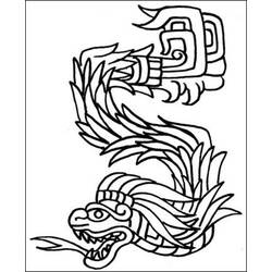 Coloring page: Aztec Mythology (Gods and Goddesses) #111595 - Free Printable Coloring Pages