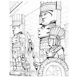 Coloring page: Aztec Mythology (Gods and Goddesses) #111697 - Free Printable Coloring Pages
