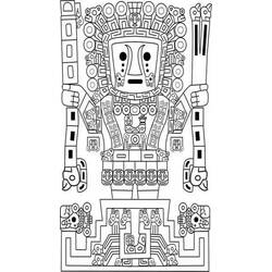 Coloring page: Aztec Mythology (Gods and Goddesses) #111776 - Free Printable Coloring Pages