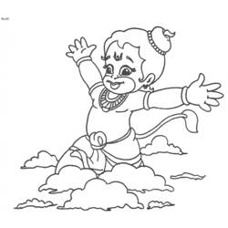 Coloring page: Hindu Mythology (Gods and Goddesses) #109367 - Free Printable Coloring Pages
