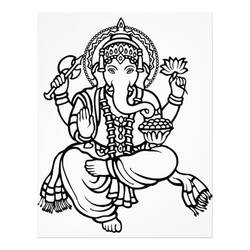 Coloring pages: Hindu Mythology: Ganesh - Free Printable Coloring Pages