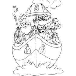 Coloring pages: Saint Nicholas Day - Free Printable Coloring Pages