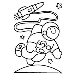 Coloring page: Astronaut (Jobs) #87597 - Free Printable Coloring Pages