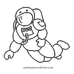 Coloring page: Astronaut (Jobs) #87602 - Free Printable Coloring Pages