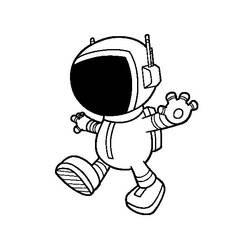Coloring page: Astronaut (Jobs) #87617 - Free Printable Coloring Pages