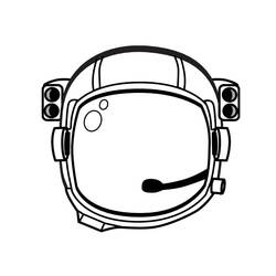 Coloring page: Astronaut (Jobs) #87622 - Free Printable Coloring Pages