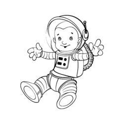 Coloring page: Astronaut (Jobs) #87630 - Free Printable Coloring Pages