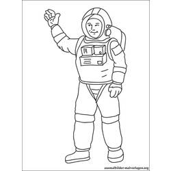 Coloring page: Astronaut (Jobs) #87717 - Free Printable Coloring Pages