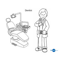 Coloring page: Dentist (Jobs) #92816 - Free Printable Coloring Pages