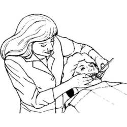 Coloring page: Dentist (Jobs) #92835 - Free Printable Coloring Pages
