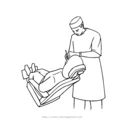 Coloring page: Dentist (Jobs) #92874 - Free Printable Coloring Pages