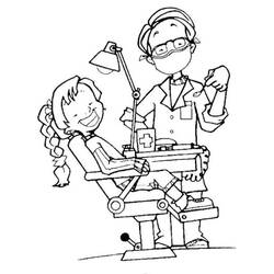 Coloring page: Dentist (Jobs) #92939 - Free Printable Coloring Pages