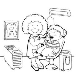 Coloring page: Dentist (Jobs) #92947 - Free Printable Coloring Pages