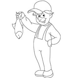 Coloring page: Fisherman (Jobs) #103966 - Free Printable Coloring Pages