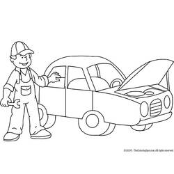 Coloring page: Mechanic (Jobs) #101766 - Free Printable Coloring Pages
