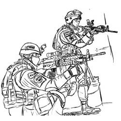 Coloring page: Military (Jobs) #102363 - Free Printable Coloring Pages