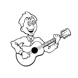 Coloring pages: Musician - Free Printable Coloring Pages