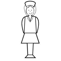 Coloring page: Nurse (Jobs) #170425 - Free Printable Coloring Pages