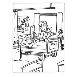 Coloring page: Nurse (Jobs) #170430 - Free Printable Coloring Pages