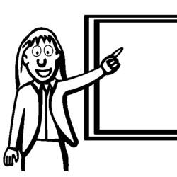 Coloring page: Teacher (Jobs) #94331 - Free Printable Coloring Pages