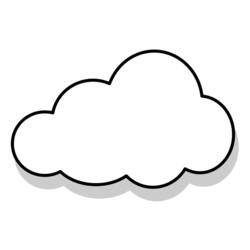 Coloring page: Cloud (Nature) #157309 - Free Printable Coloring Pages