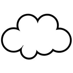 Coloring pages: Cloud - Free Printable Coloring Pages