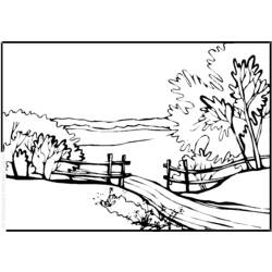Coloring page: Landscape (Nature) #165814 - Free Printable Coloring Pages