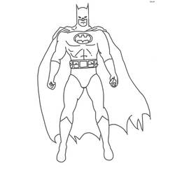 Coloring page: Batman (Superheroes) #76880 - Free Printable Coloring Pages