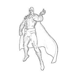 Coloring page: Magneto (Supervillains) #80820 - Free Printable Coloring Pages