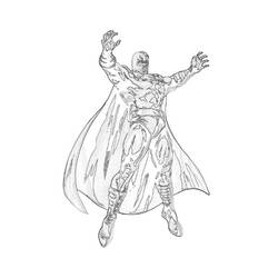 Coloring page: Magneto (Supervillains) #80836 - Free Printable Coloring Pages
