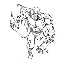 Coloring page: Magneto (Supervillains) #80902 - Free Printable Coloring Pages