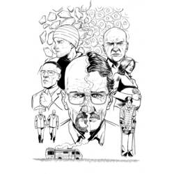 Coloring page: Breaking Bad (TV Shows) #151044 - Free Printable Coloring Pages