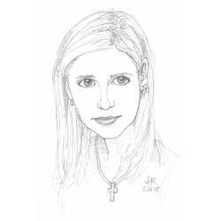 Coloring page: Buffy the vampire slayer (TV Shows) #152917 - Free Printable Coloring Pages