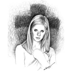 Coloring page: Buffy the vampire slayer (TV Shows) #152926 - Free Printable Coloring Pages