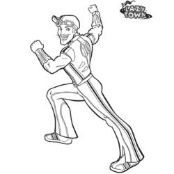 Coloring page: Lazytown (TV Shows) #150788 - Free Printable Coloring Pages