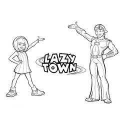 Coloring page: Lazytown (TV Shows) #150805 - Free Printable Coloring Pages