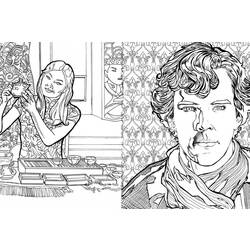Coloring page: Sherlock (TV Shows) #153505 - Free Printable Coloring Pages