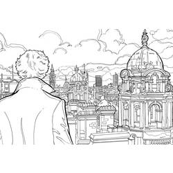 Coloring page: Sherlock (TV Shows) #153547 - Free Printable Coloring Pages