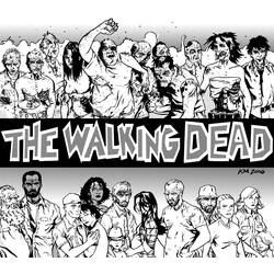 Coloring page: The Walking Dead (TV Shows) #151966 - Free Printable Coloring Pages