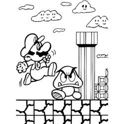 Coloring page: Mario Bros (Video Games) #112515 - Free Printable Coloring Pages